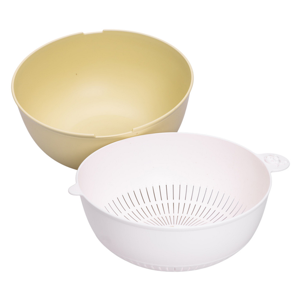 Миска-друшляк 2 в 1 для миття овочів, фруктів та зелені 29.5×21×11 (см) друшляк пластиковий 4 (л) HP-45-7GR Коломыя - изображение 7