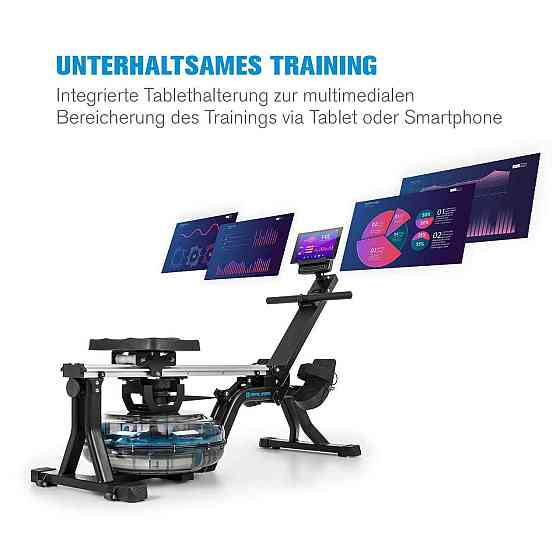 Тренажёр для гребли на воде Capital Sports Flow M1 (Германия) Ровно