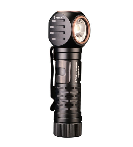 Мультиліхтар Fenix HM61R V3.0 1800 лм з білим і червоним світлом (Чорний) Київ - фото 3