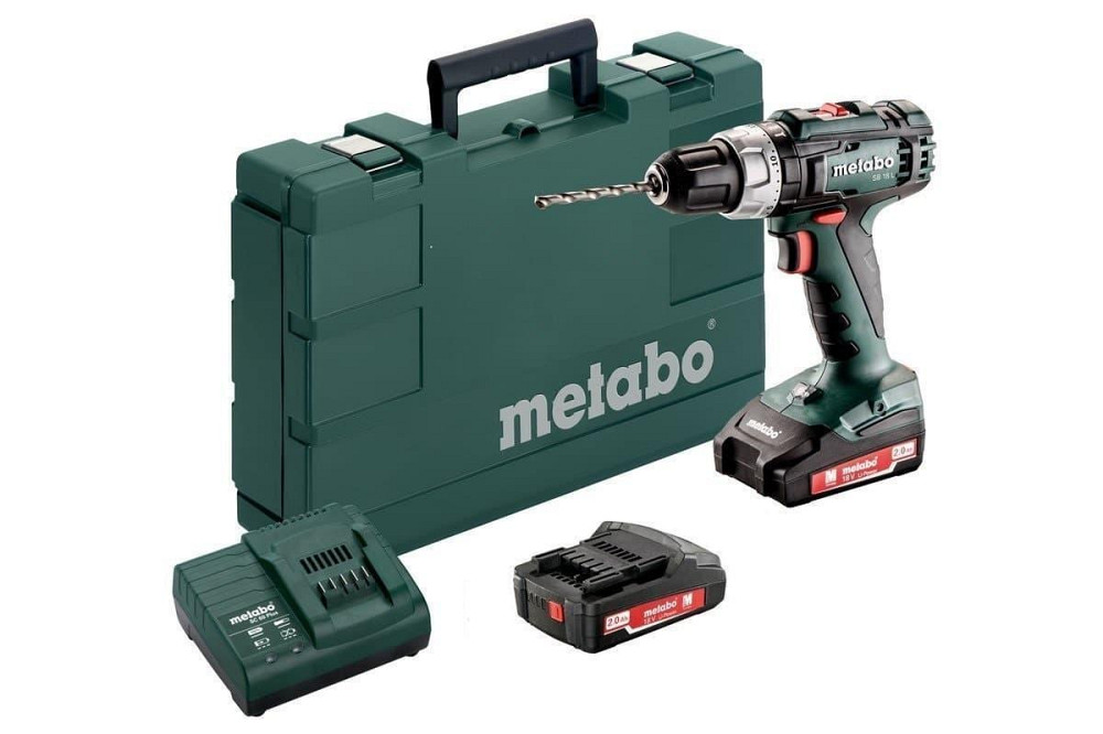 Акумуляторний шуруповерт Metabo BS 18 L 2х2.0 Ач (602321500) Київ - фото 1