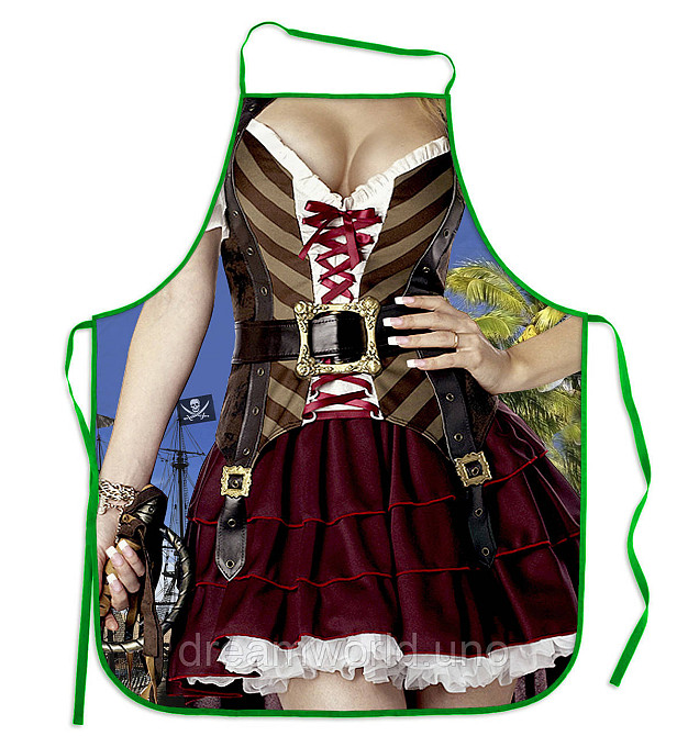 Прикольные фартуки Пиратка Харьков - изображение 1
