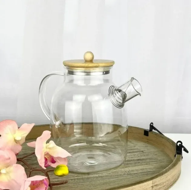 Стильний Скляний Чайник-Заварник 1700 мл. Термостійкі До 500° Одеса - фото 5