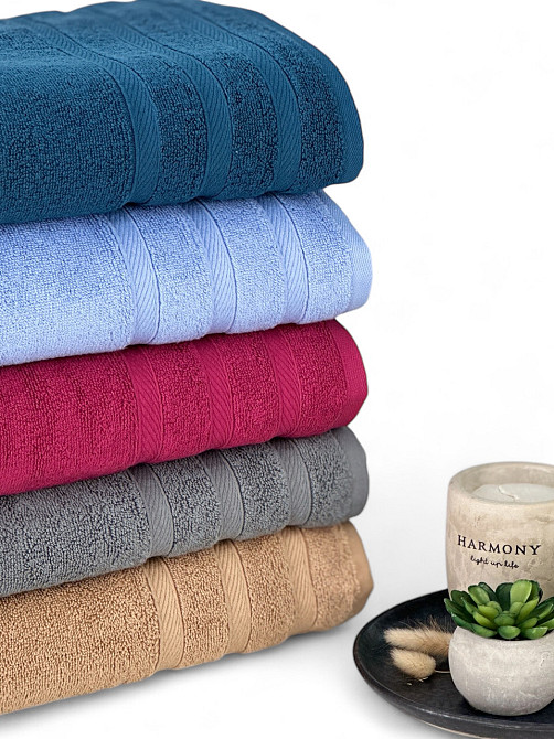 Полотенце махровое Ideal Textile Косичка однотонное плотность 500 г/м2 70х140 см (56860737) Черновцы - изображение 10