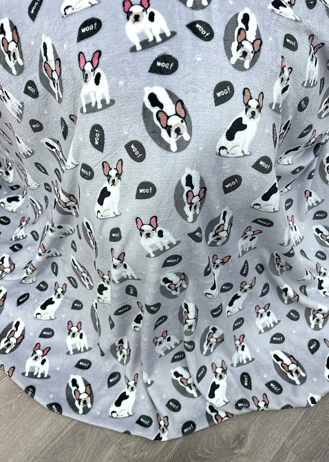 Плед-покривало Decorator WellSoft WOOF 150х210 см з принтом "Песики" (87-194) Київ - фото 7