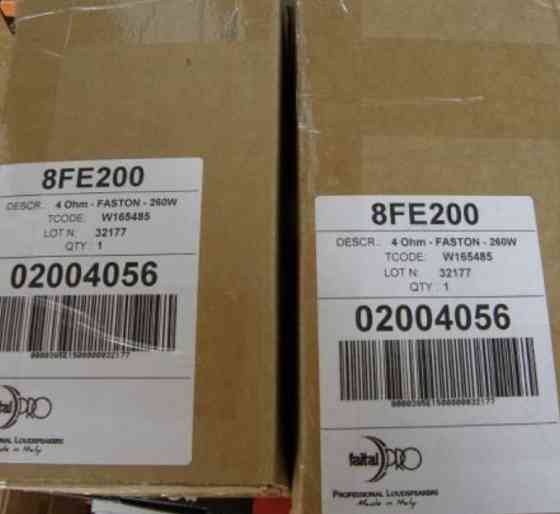 Faital pro8fe200 8ohm Италия Харьков
