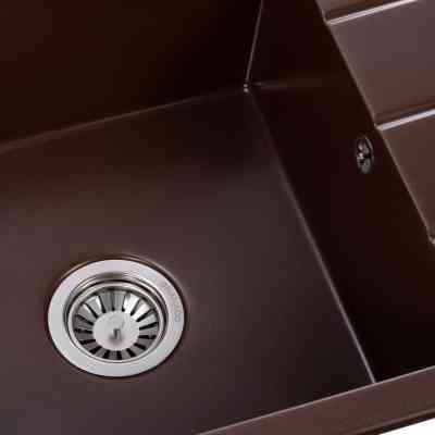 Мийка кухонна GRANADO NAVIA marron з сифоном (775*495mm.) (gr3806) Вінниця