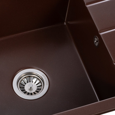 Мойка кухонная GRANADO NAVIA marron з сифоном (775*495mm.) (gr3806) Винница - изображение 5