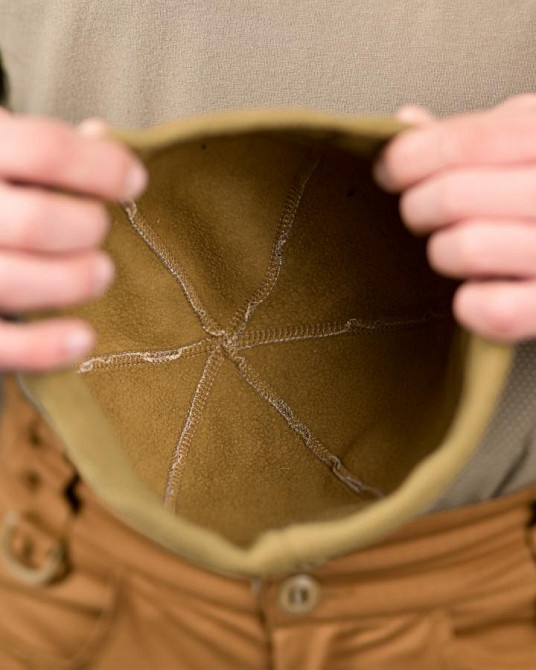 Флисовая шапка докерка пиксель ВТ6855 Одесса - изображение 3