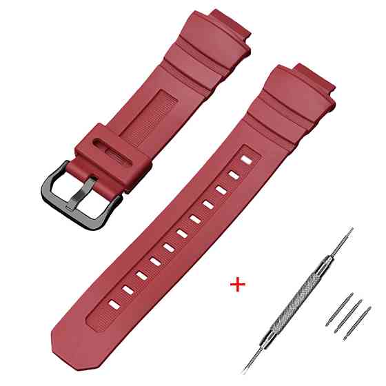 Ремінець для Casio G-Shock G-7700 Red BK SBR Київ