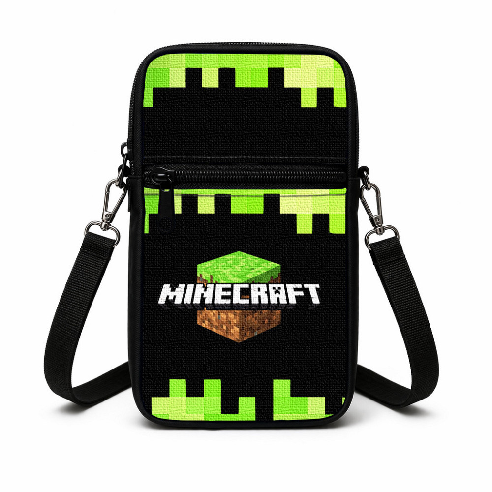 Сумка-чехол для телефона Minecraft детская через плечо, водонепроницаемая мини-сумка (4736) Киев - изображение 1