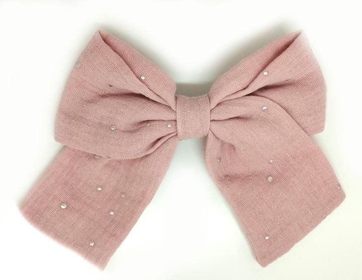 Шпилька бант для дівчинки персик Київ - фото 1