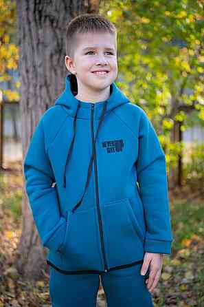 Спортивный костюм,  для мальчика, 100% хлопок, начес, трехнитка топ Крохатушка одяг Киев