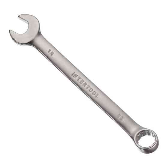 Ключ комбінований 15мм Cr-V INTERTOOL HT-1215 Київ