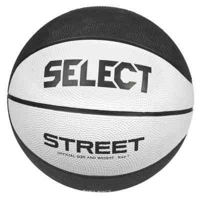 М'яч баскетбольний Select Basketball Street v23 біло-чорний 205570-126 №5 (5703543314126) Вінниця