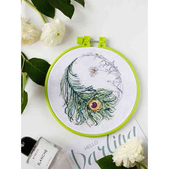 Набір для вишивання хрестиком "Візерунок весни" AHM-040 з п'яльцем Вінниця