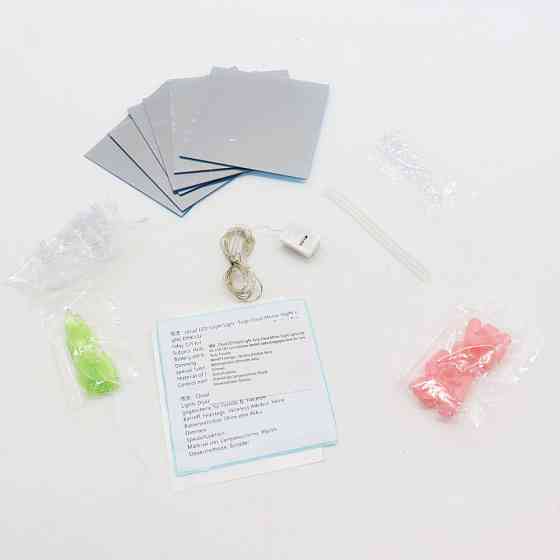 Ночник Бесконечные тюльпаны (10×10см, 20 тюльпанов), от батареек, Розовый / Набор Сделай сам Киев