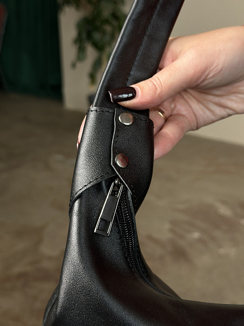 Сумка тоут жіноча шкіряна велика Юта Бежева 28*30*12 см, сумка шопер бежева стильна з кишенямиMasterSem Київ - фото 2