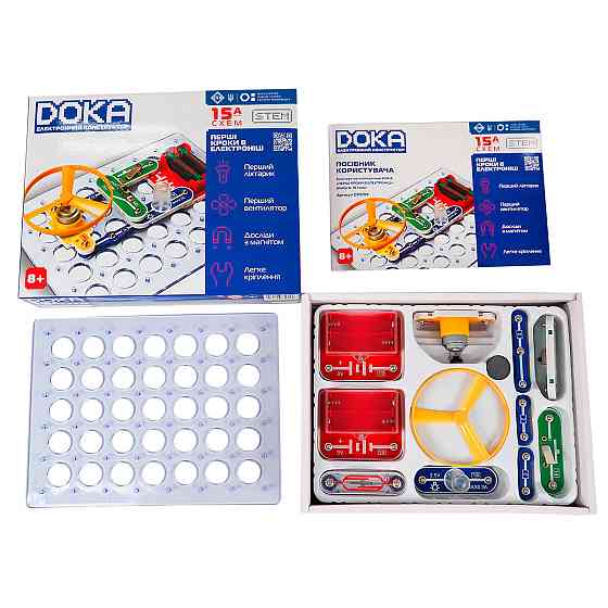 Конструктор електронний Doka Перші кроки в електроніці (А) Дніпро