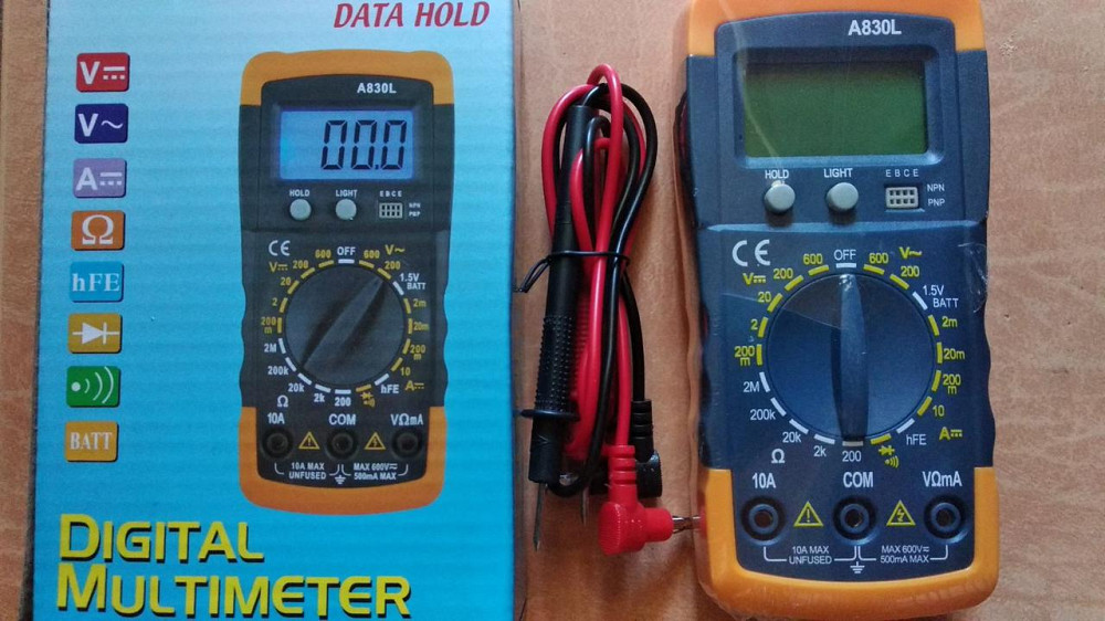 Цифровий мультиметр A830L, Tcom-Digital Полтава - фото 1