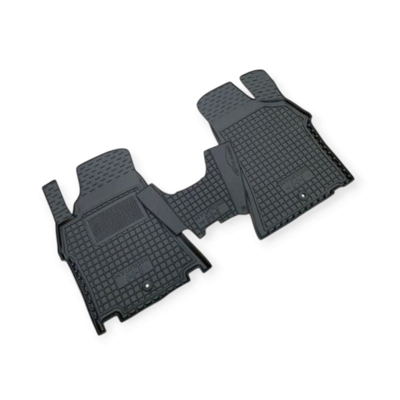 Коврики Хюндай h1 2008-2020 (1+2 передний ряд) борт 2,5см, с перемычкой салона Мукачево - изображение 1