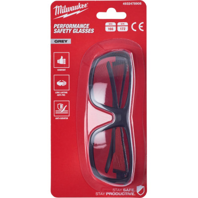 Защитные очки Milwaukee Performance, серые (4932478908) Винница - изображение 3