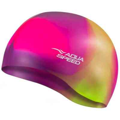 Шапка для плавания Aqua Speed Bunt 8840 113-32 мультиколор Уні OSFM (5908217688408) Винница
