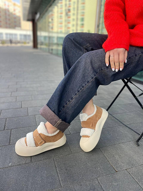 Egga Угги жіночі EGGA -33 руді (зима, шкіра натуральна) (5682) 36 Коломия - фото 1