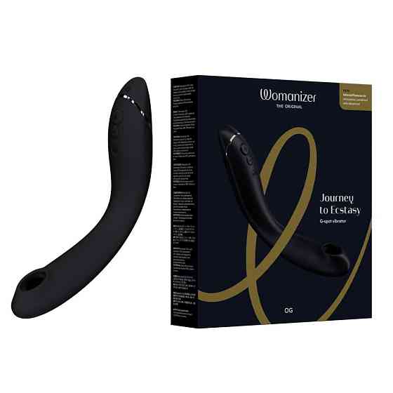 Вибратор для точки G c вакуумной стимуляцией Womanizer OG Slate Sex Aura Киев