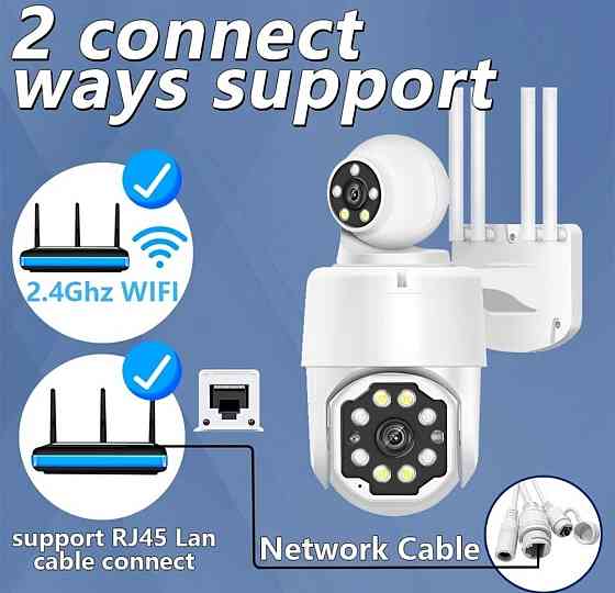 Камера Wifi 8мп 2 об'єктива ×50 зум Харків