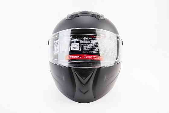 Шолом інтеграл, закритий+окуляри BLD-М61 М (57-58см), ЧОРНИЙ матовий Киев