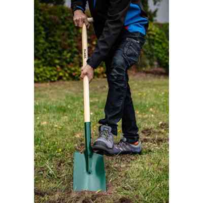 Лопата Verto штыковая прямая, рукоятка деревянная Т-образная, 117см, 1.8кг (15G026) Винница