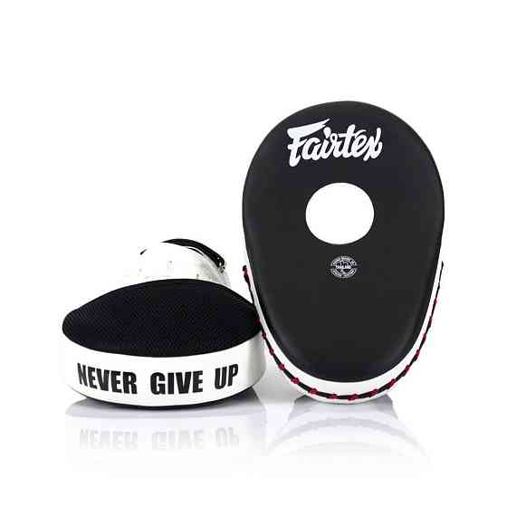 Лапи боксерські Fairtex FMV13 Black/White Кам'янське