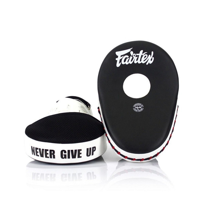 Лапи боксерські Fairtex FMV13 Black/White Каменское - изображение 2