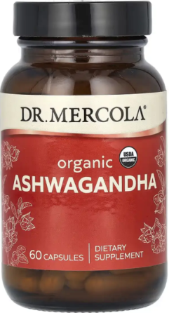 Ашваганда Dr. Mercola Organic Ashwagandha 60 капс Київ