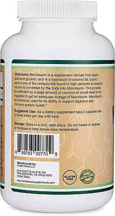 Монолаурин Double Wood Monolaurin 1000 mg 1000 mg 210 capsules Луцк