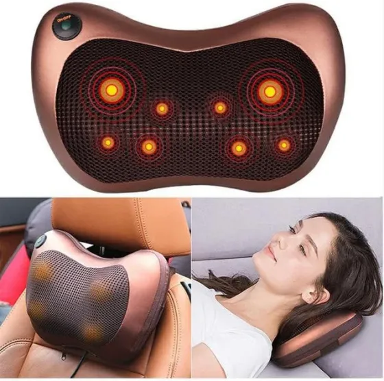 Массажер Car and Home Massage Pillow №8028 для снятия спазмов и боли в спине, комфорт и расслабление Киев