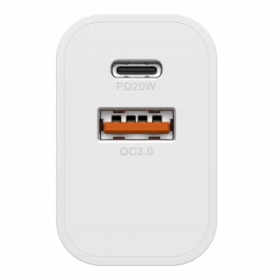 Зарядний пристрій мережевий USB/Type-C QC+PD 20W білий Havit HV-UCP007 Житомир