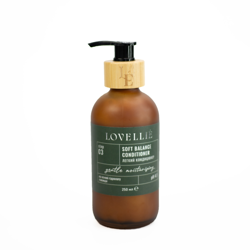 Легкий кондиционер Мягкое увлажнение Soft Balance Conditioner Gentle Moisturizing LOVELLIE 250 мл Киев - изображение 4
