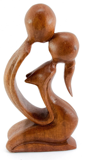 Статуэтка Влюбленные дерево Киев - изображение 1