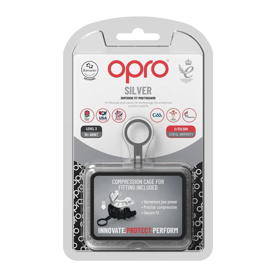 Капа OPRO Silver доросла (вік 11+) Clear (art.102502006) Кам'янське - фото 10