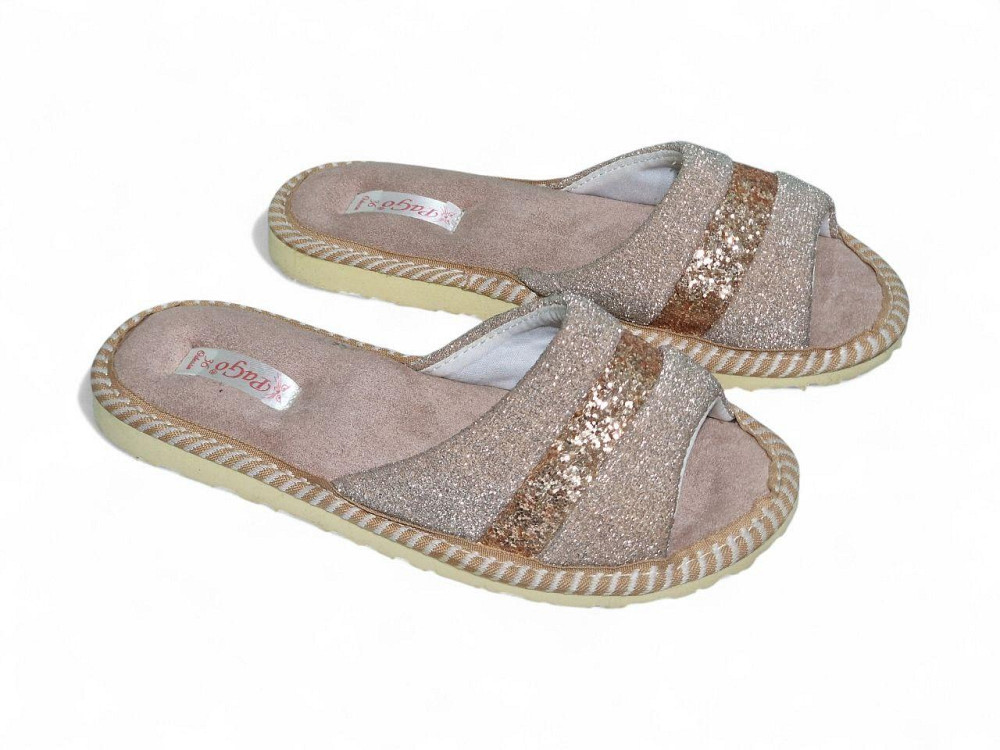 Капці жіночі відкриті PaGo "Змінювання" Бежевій 41 Одеса - фото 3