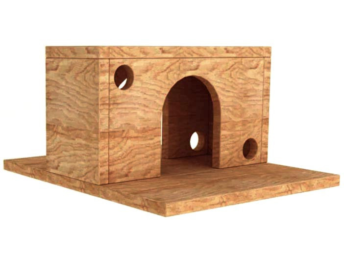 Домик для шиншиллы 