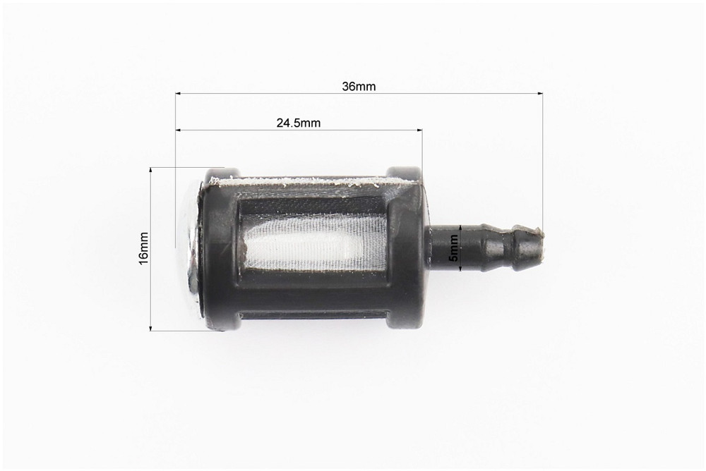 Фільтр паливний - елемент (сітка) d-5,0mm, D-16mm, L-36mm Київ - фото 2
