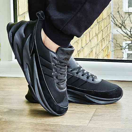 Термо Кроссовки Adidas $harks Мужские Адидас Акулы Черные Еврозима (размеры:41,42,43,44,45) Видео Обзор - 34-3 Днепр