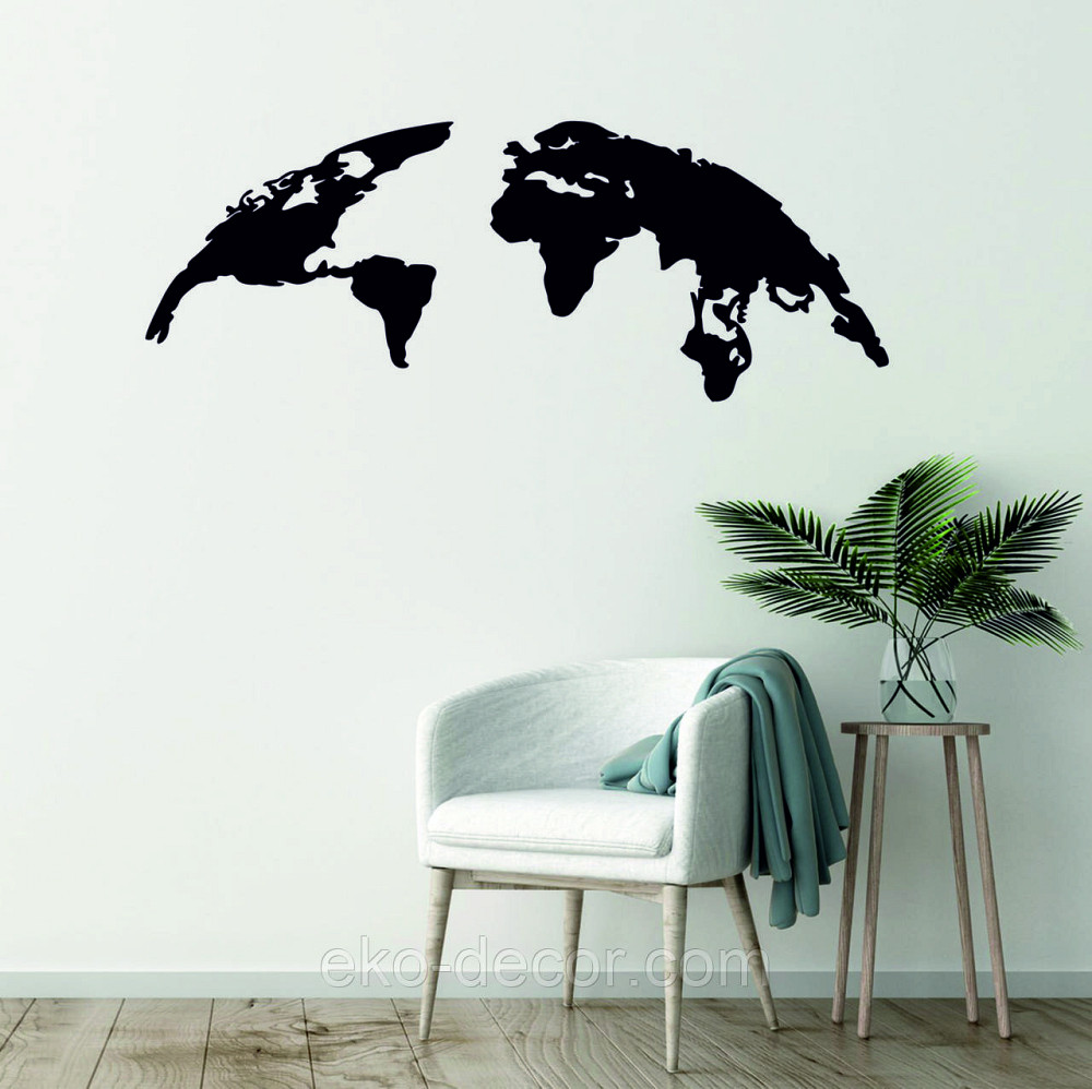 Декоративное настенное Панно «Земля», Декор на стену 110*41 см, Черный Киев - изображение 5