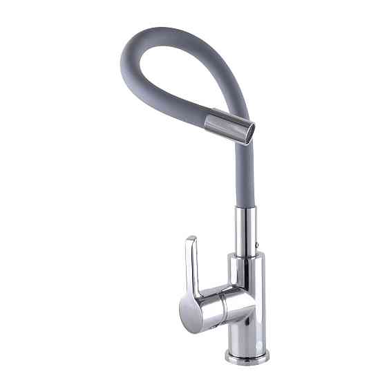 Змішувач для кухні DOMINO PRESTIGE DPS-203SLR-GREY Тернопіль