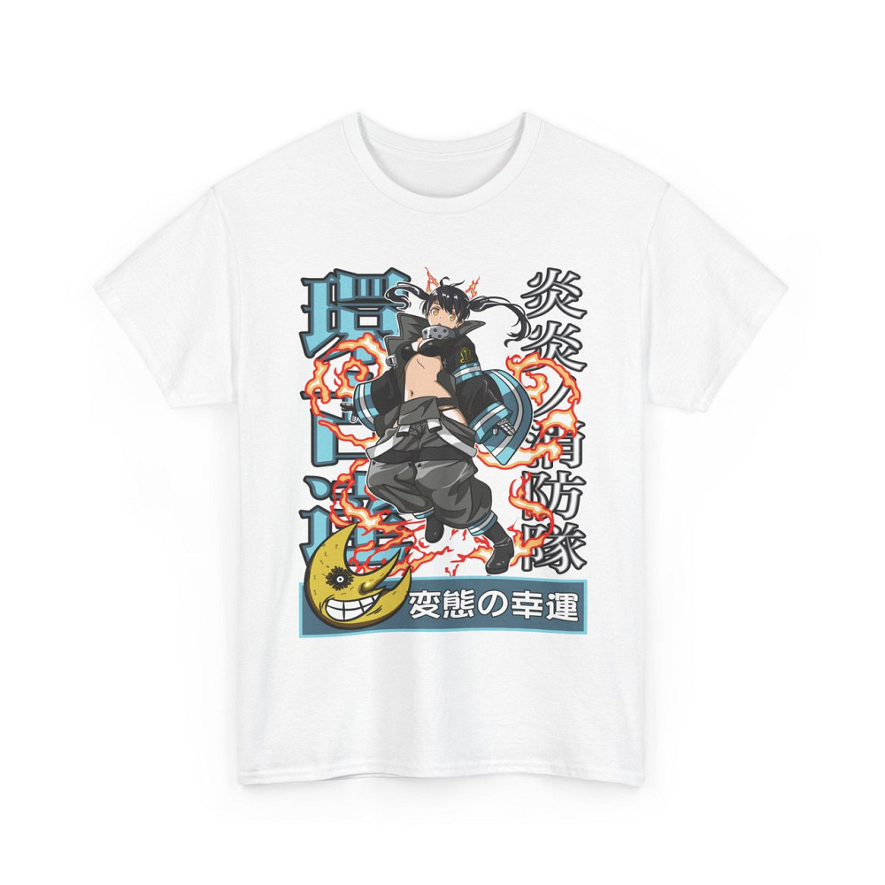 Футболка мужская аниме Аниме Фире Форке Тамаки оверсайз (S/M/L) Черний AnimeJ0013 Днепр - изображение 6