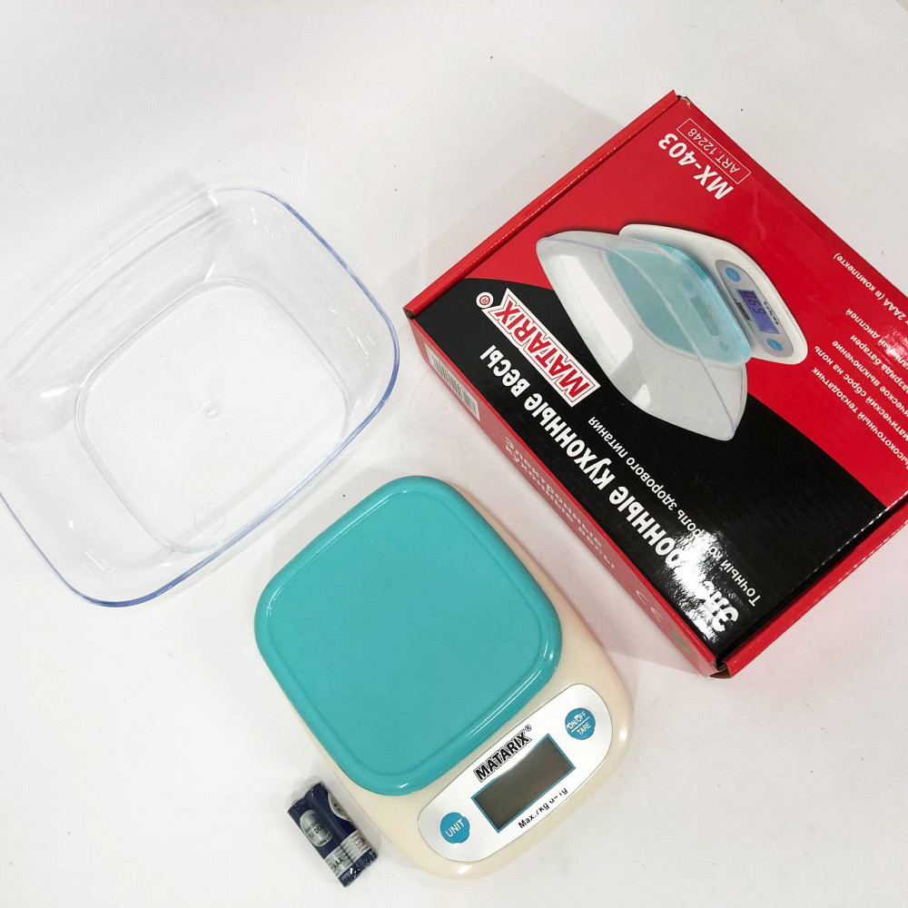 Ваги з чашею для кухні, Ваги для їжі кухонні Кухонні зважування на батарейках WD-41 Львів - фото 1