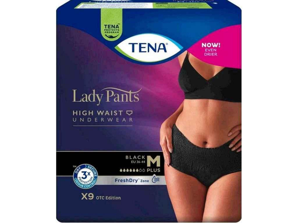 Підгузки для дорослих High Waist 6 кр. р.М 9шт Lady Pants Black ТМ TENA Київ - фото 1