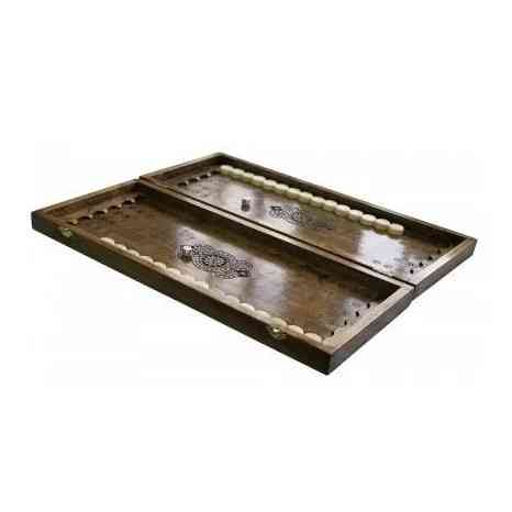 Нарди дерев'яні ручної роботи Backgammon 1 NR-5244, 32 фішки двох кольорів Вінниця